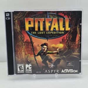 Pitfall The Lost Expedition PC CDROM Game 2 Disc ASPYR Adventure 2004